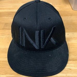 Black ink addict hat